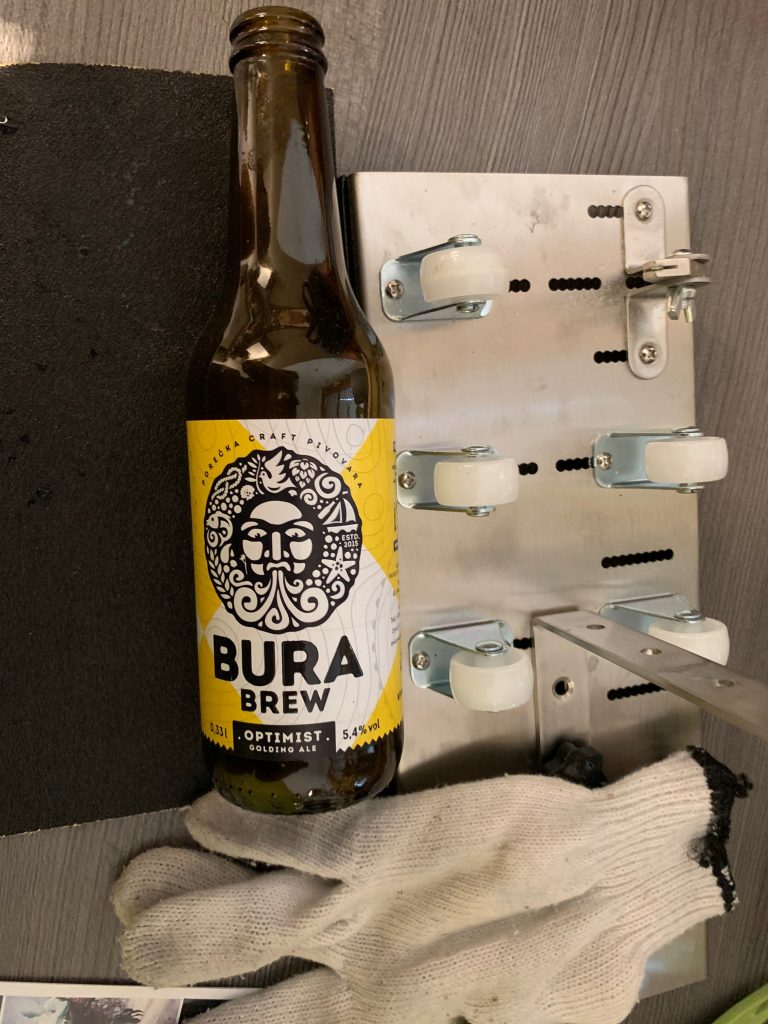 Bura Craft Beer mit Glasflaschenschneider